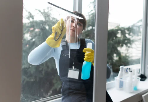 Nettoyage de vitres intérieures et extérieures à Saint-Gervais-sur-Mare